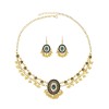 E-6766 N-8398 Classic Indian Ethnic Style Bell Tassel Earring Necklace Set for Women