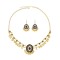 E-6766 N-8398 Classic Indian Ethnic Style Bell Tassel Earring Necklace Set for Women