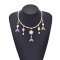 F-1202 Mermaid Pendant Women Necklace Elegant Party Charms Pearl Chains Necklace