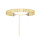 N-8407  New minimalist hollowed out thin gold waist chain fashion body accessory