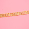 N-8407  New minimalist hollowed out thin gold waist chain fashion body accessory