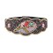 N-8405 Fashion Colorful Bead Leaf Pattern Leather Belt Body Jewelry for Women