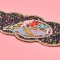 N-8405 Fashion Colorful Bead Leaf Pattern Leather Belt Body Jewelry for Women