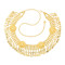 N-8412 Coin Tassel Women's Body Jewelry Alloy Carved Coin Long Tassel Waist Chain
