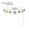 N-8411 Acrylic Women Body Jewelry Alloy Sunflower Statement Bohemian Ethnic Waist Chains