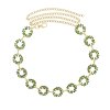 N-8416 Dripping Glaze Women Wasit Chains Satement Leaf Alloy Body Jewelry
