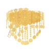 N-8419 Gold large iron sheet long chain coin tassel waist chain Middle Eastern ethnic body jewelry
