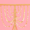 F-1207 Alloy Multi-LayeredLong Tassel Women Hair Jewelry Ethnic Headband for Girls Women