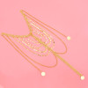 F-1207 Alloy Multi-LayeredLong Tassel Women Hair Jewelry Ethnic Headband for Girls Women