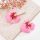 E-6774 Fashion Alloy Three Color Flower Pattern Earrings for Women Jewelry Accessories