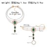 N-8424 B-1363 Baroque Women Jewelry Sets Charms Pendant Necklace Pearl Bracelet 2 PC Sets