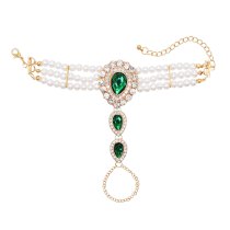 N-8424 B-1363 Baroque Women Jewelry Sets Charms Pendant Necklace Pearl Bracelet 2 PC Sets