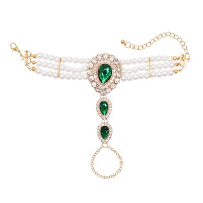 N-8424 B-1363 Baroque Women Jewelry Sets Charms Pendant Necklace Pearl Bracelet 2 PC Sets