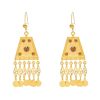 N-8427 Middle Eastern ethnic style exaggerated coin tassel necklace earring set
