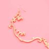 F-1209 Fashion Cloud Water droplets Crystal Tassel for Women Hair Accessories Jewelry