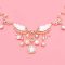 N-8438 Fashion Fairy Bohemian Pearl Alloy Star Crystal Tassel Necklace Wings Pattern for Women