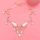 N-8438 Fashion Fairy Bohemian Pearl Alloy Star Crystal Tassel Necklace Wings Pattern for Women