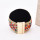 B-1365 Bohemian handmade crushed stones, rice beads, ethnic style magnetic buckle bracelets, random arrangement of rice beads