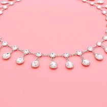 N-8437 Pendant Women Body Jewelry Rhinestones Simple Baroque Statement Waist Chains