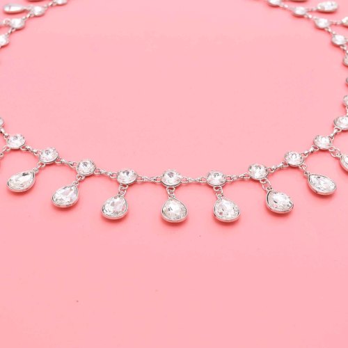 N-8437 Pendant Women Body Jewelry Rhinestones Simple Baroque Statement Waist Chains