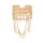 B-1368 Gold Silver Leaf Long Chains Tassel Open Arm Bracelet for Women