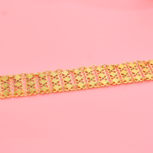 N-8439 Women's body jewelry gold Arab ethnic long shoulder chain