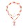 N-8441 Red Dolphin Blue Fish Pendant Beaded Necklace for Women