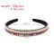 F-1222 New Bohemian ethnic style rice bead decoration hair hoop geometric independent packaging fabric production hair accessories