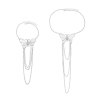 N-8444 B-1369 Butterfly Women Jewelry Sets Statement Tassel Bracelet Necklace 2 PC Jewelry Sets