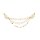 F-1228 Rhinestones Pendant Women Hair Jewelry Statement Ethnic 3 Multilayer Tassel Headband