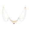 F-1227 Pendant Women Hair Jewelry Ethnic Tassel Acrylic Carved Butterfly Headband