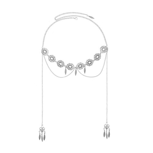 F-1226 Vintage Women Hair Jewelry Ethnic Long Tassel Chains Headband Feminina