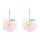 E-6777 Three colors of exaggerated personalized pendant flower earrings, suitable for women's jewelry