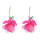 E-6777 Three colors of exaggerated personalized pendant flower earrings, suitable for women's jewelry