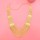 N-8448 Golden Multi-layer Metal Chains Bib Necklace for Women Arab Ethnic  Jewelry Accessories