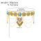 N-8450 Vintage gold coin long chain tassel waist chain gypsy ethnic body jewelry
