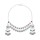 F-1234 Retro Silver Coin Tassel Forehead Chain Bohemian Pendant Headpiece Hair Accessories