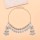 F-1234 Retro Silver Coin Tassel Forehead Chain Bohemian Pendant Headpiece Hair Accessories