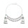 F-1235 Retro Silver Coin Tassel Forehead Chain Bohemian Pendant Headpiece Hair Accessories