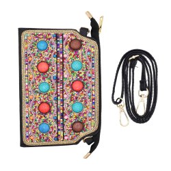 N-8455 Bohemian Women Bags Tibetan Turquoise Ethnic Colorful Beads Bags