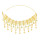 N-8458 3-Layer Gold Coin Long Chains Tassel Metal Waist Belly Chains Body Jewelry Accessories