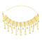 N-8458 3-Layer Gold Coin Long Chains Tassel Metal Waist Belly Chains Body Jewelry Accessories