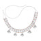 N-8465 Vintage Women Waist Chains Pendant Tassel Acrylic Statement Ethnic Body Jewelry