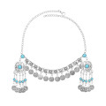 F-1245 Bohemian Gypsy Ethnic Coins Tassel Forehead Hair Accessories
