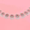 N-8464  Ethnic Colorful Crystal Golden Silver Alloy Women Belly Waist Chains