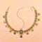 F-1221 Vintage Women Hair Jewelry Pendant Coin Tassel Statement Bohemian Ethnic Hairwear