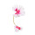 E-6781 Women Clip Earrings Alloy Flower Dripping Glaze Statement Elegant Party Ear Cuff