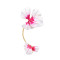 E-6781 Women Clip Earrings Alloy Flower Dripping Glaze Statement Elegant Party Ear Cuff