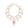 F-1247 2024 Trending Luxury Purple Crystal Tassel Bridal Hair Accessories