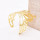 B-1379 Golden Butterfly Hollow Bracelet Punk Simple Jewelry